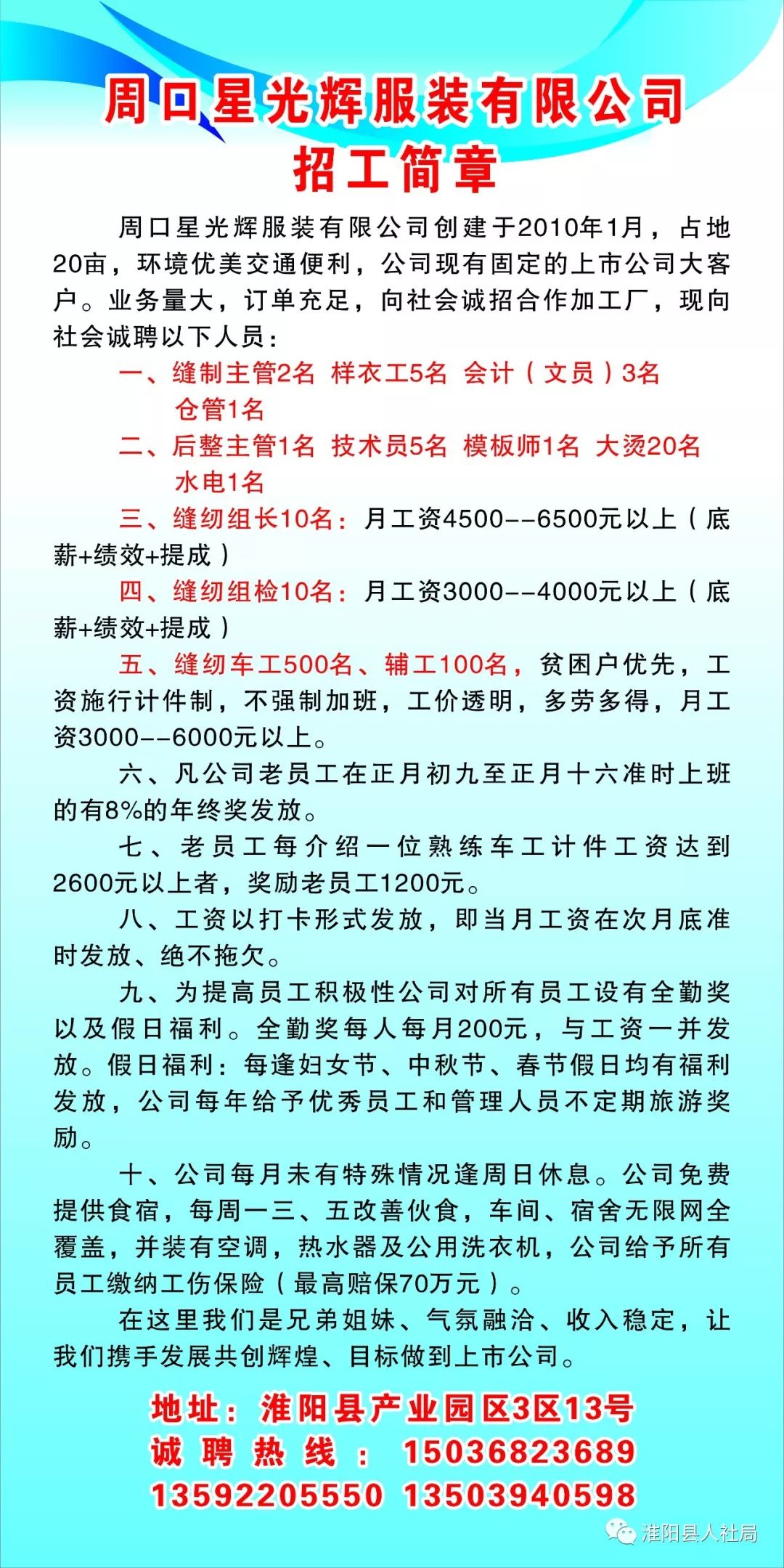 淮阳工业区最新招聘日常趣事概览